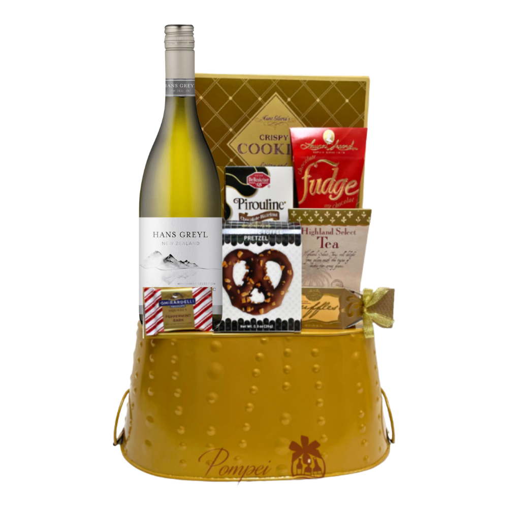 Its A Holiday Sauvignon Blanc Gift Basket