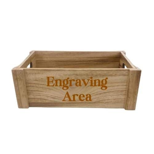 small wooden crate