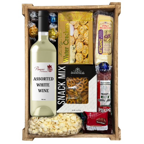Assorted Wine Wine Wooden Trunk