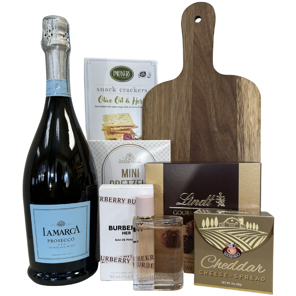 Perfume and Prosecco Mother’s Day Basket